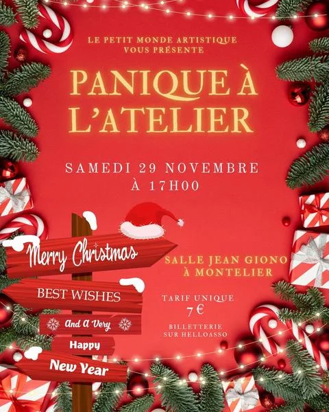 Spectacle : Panique à l’Atelier