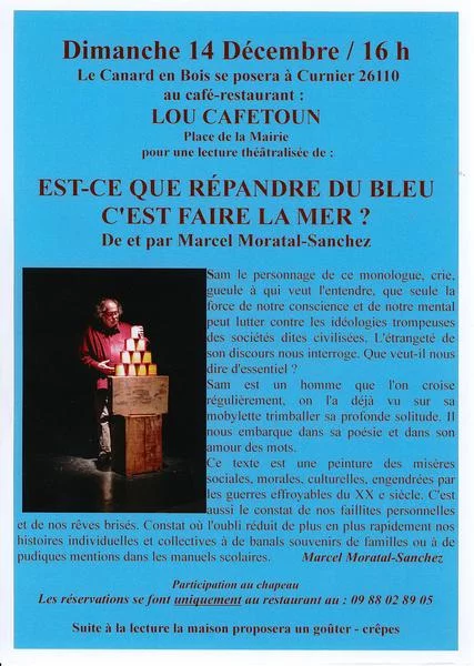 Est-ce que répandre du bleu c’est faire la mer ?