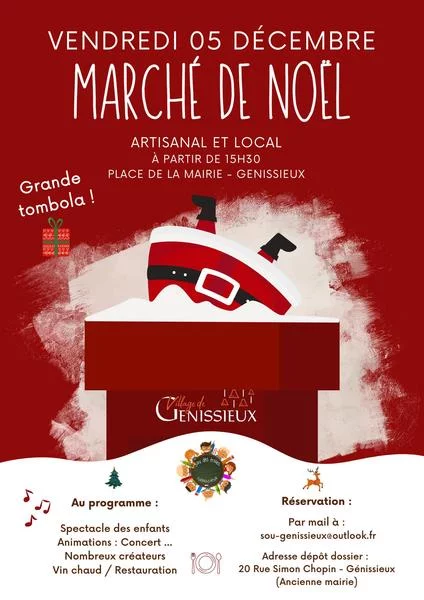 Marché de Noël artisanal et local