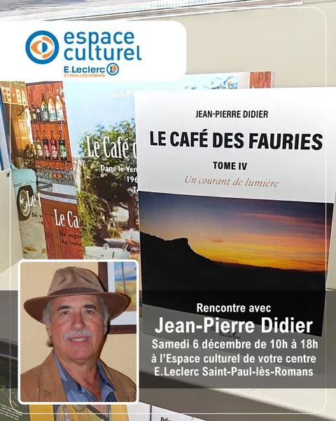Rencontre et dédicace avec Jean-Pierre Didier