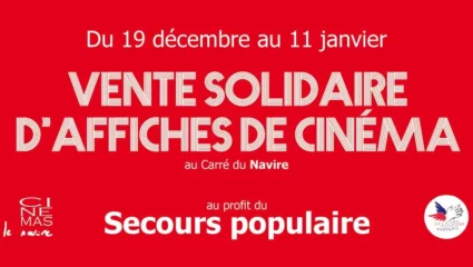 Vente solidaire d’affiches de cinéma