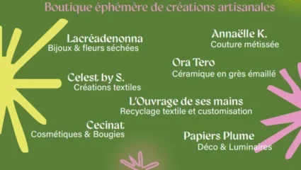 Boutique éphémère de créations artisanales : La Boutika 7