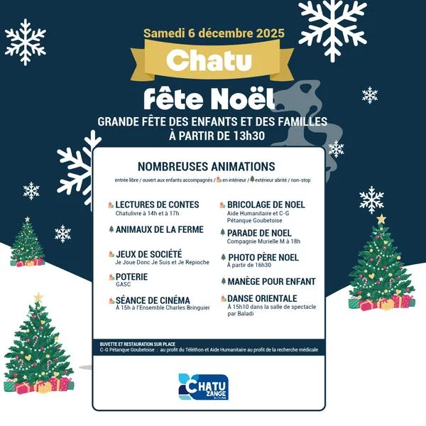 Chatu fête Noël
