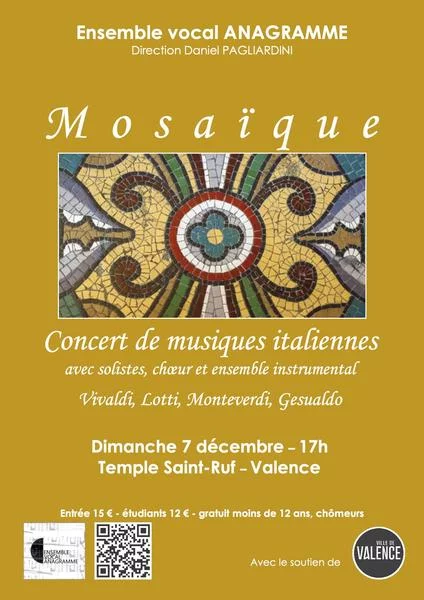 Concert « Mosaïque » – Musiques italiennes