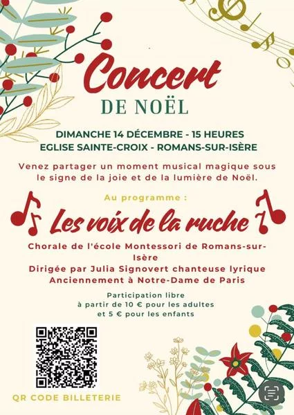 Concert de Noël – Chorale de l’école Montessori