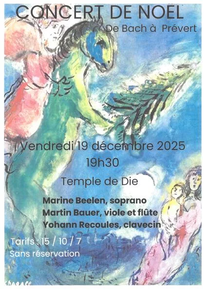 Concert de Noël – De Bach à Prévert