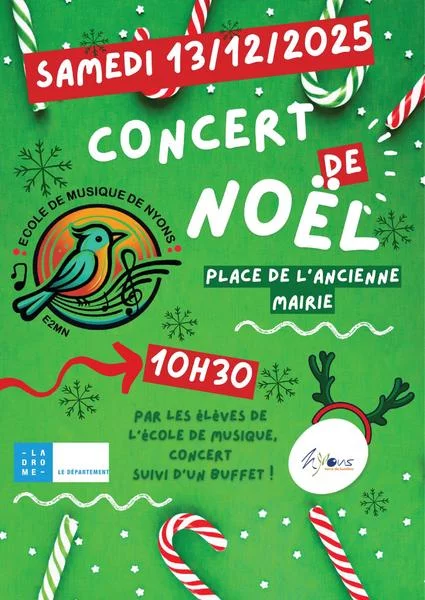 Concert de Noel de l’école de musique