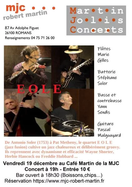 Concert Eole – Jazz