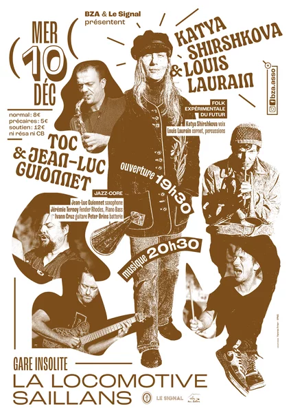 Concerts de musique expérimentale à la Locomotive – Katya Shirshkova & Louis Laurain / TOC & J-L Guionnet