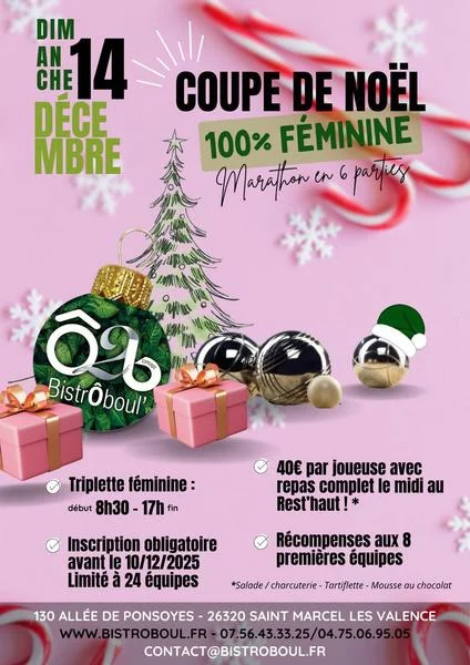 Coupe de Noël 100% Féminine