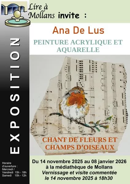 Exposition « Chant de fleurs et champs d’Oiseaux