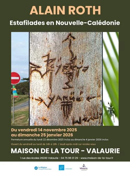 Exposition d’Alain Roth « Estafilades en Nouvelle-Calédonie »