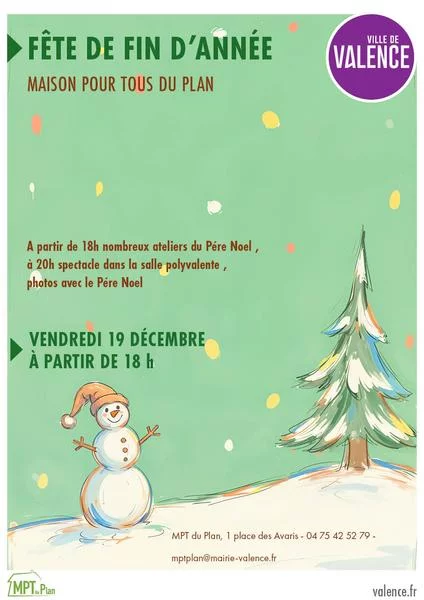 Fête de fin d’année à la MPT du Plan