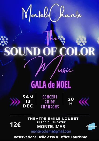 Gala de noël – The sound of color