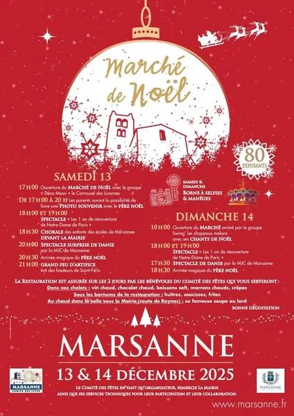 Marché de Noël à Marsanne