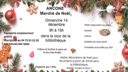 Marché de noël Ancône