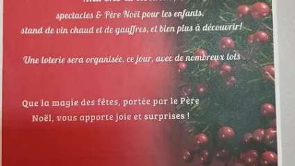 Marché de Noël au coeur de la nature