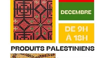 Marché solidaire Palestine et exposition