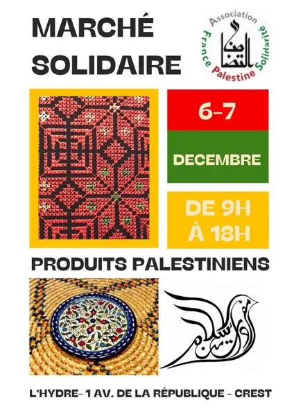 Marché solidaire Palestine et exposition