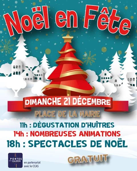 Portes-lès-Valence fête Noël !