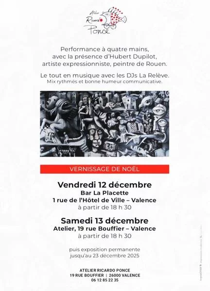 Vernissage Ricardo Ponce et Hubert Dupilot