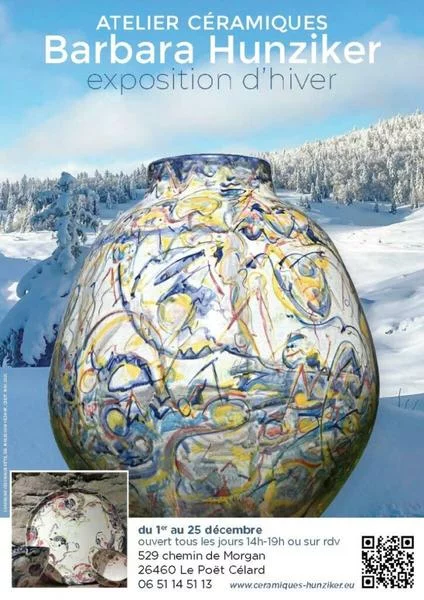 Exposition d’hiver à l’atelier de Barbara Hunziker