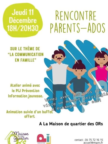 Rencontre parents ados