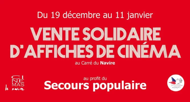 Vente solidaire d’affiches de cinéma