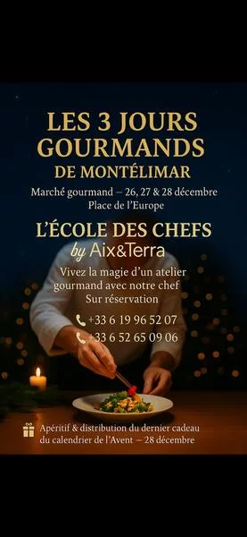 Atelier gourmand par l’Ecole Des Chefs by Aix&Terra