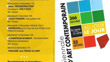 Expositions « Au jour le jour » – Biennale d’Art contemporain