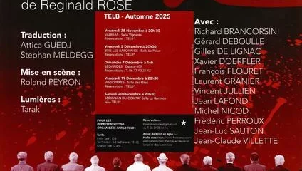 Théâtre douze hommes en colère