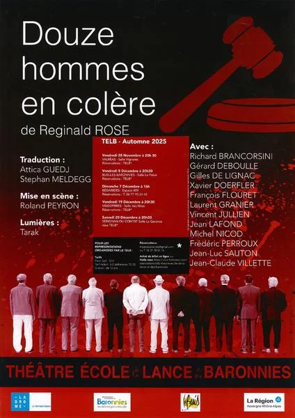 Théâtre douze hommes en colère