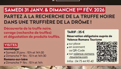 Visite de la truffière de Montéleger