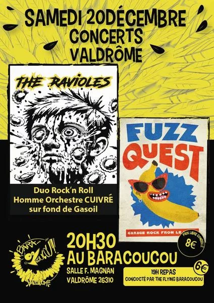 Concert – The Ravioles et Fuzz Quest