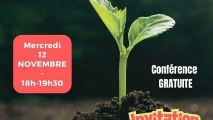 Conférence + galette : Le bonheur des plantes est sous nos pieds
