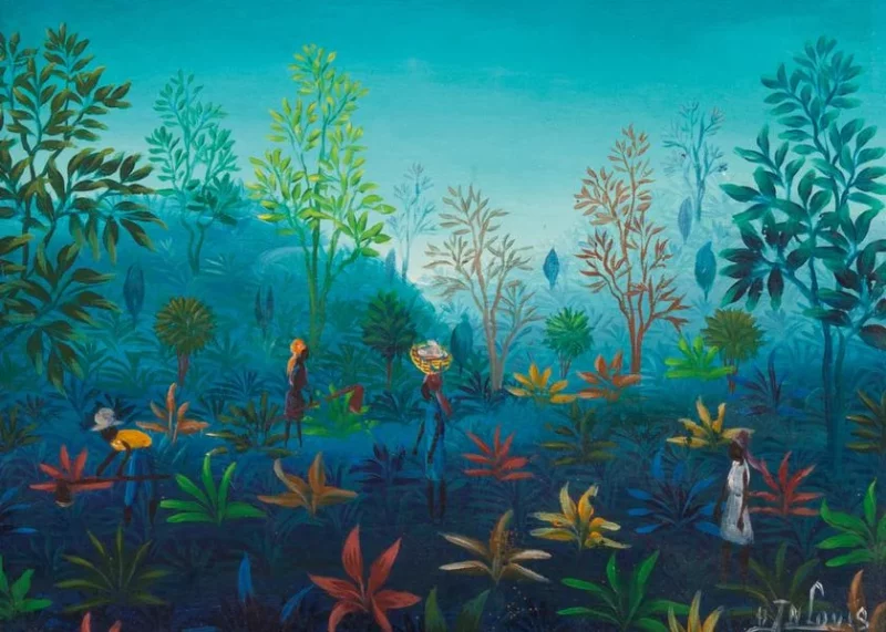 « Les pays bleus » une évocation antillaise Ayti-Madiana