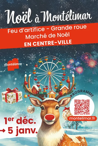 Marché et festivités de noël à Montélimar