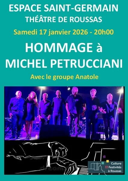 Concert de jazz avec le groupe Anatole :  » Les 2 mondes  »  Hommage à Michel Petrucciani