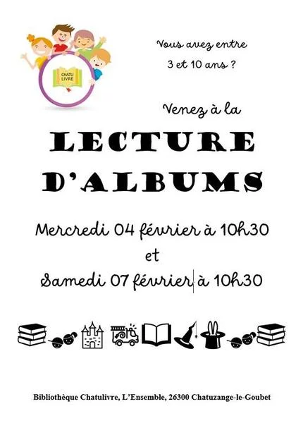 Lectures d&rsquo;albums – Chatulivre