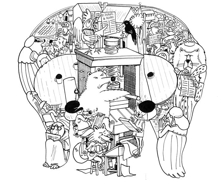 Exposition L&rsquo;ours et les hirondelles à la médiathèque