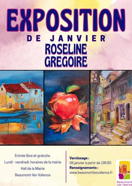 Exposition de Roseline Grégoire