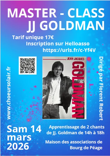 MasterClass Jean-Jacques GOLDMAN