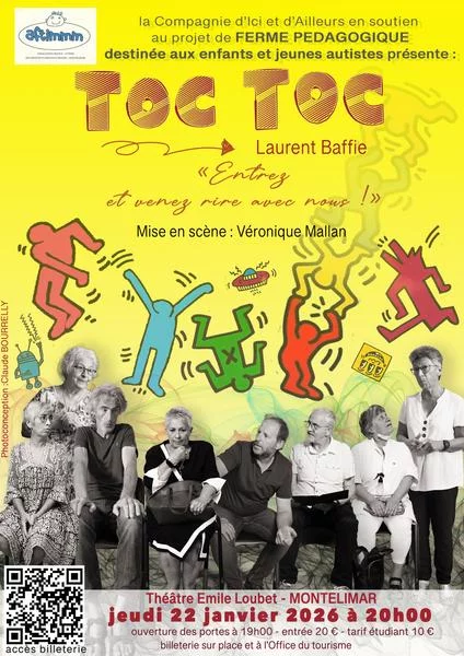 Théâtre – Toc Toc de Laurent Baffie par la Compagnie d’ici et d’ailleurs pour l’AFTIMM