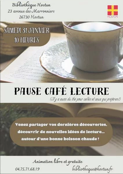 Pause café lecture