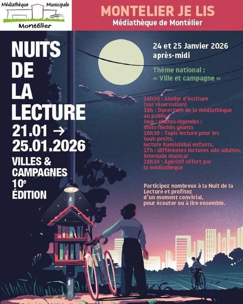 Nuits de la lecture – Montélier Je Lis