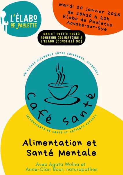 Café Santé : « Alimentation et santé mentale »