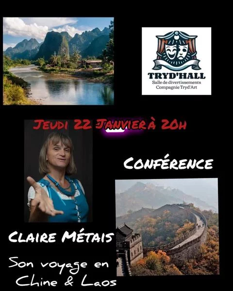 Conférence : Le voyage en Chine-Laos de Claire Metais