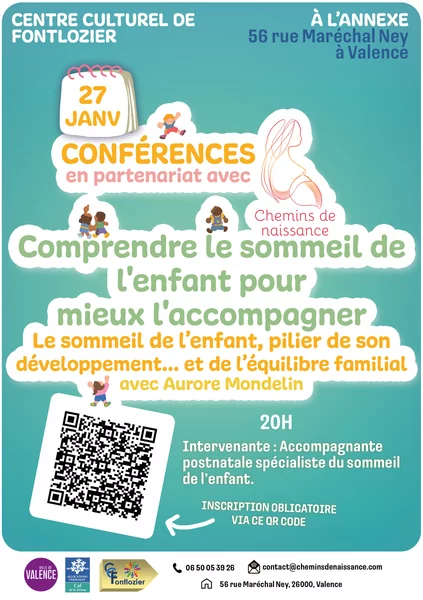 Conférence : Comprendre le sommeil de l&rsquo;enfant pour mieux l&rsquo;accompagner