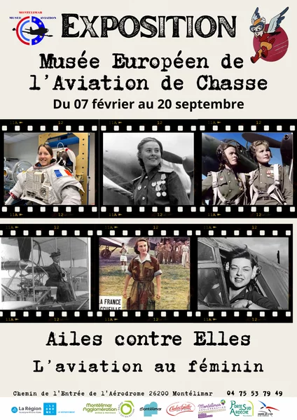 Exposition Ailes contre Elles au Musée de l&rsquo;Aviation de Chasse