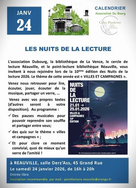 Les Nuits de la Lecture
